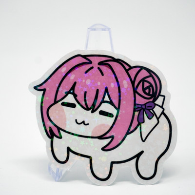 Doro Sticker, Relaxing - Holo Vinyl 2.3''x2'' - Goddess of Victory: NIKKE