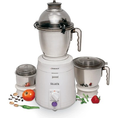 Sujata Dynamix 900W Heavy Duty Mixer Grinder with 3 Jars, 220V
