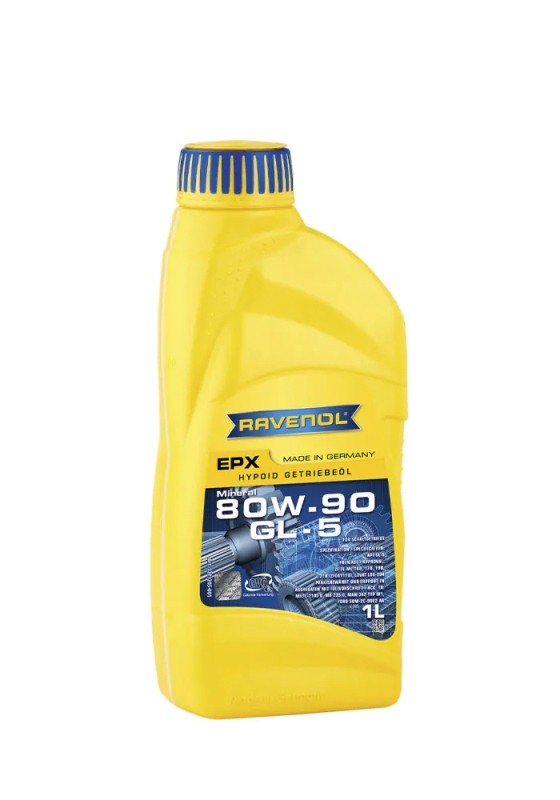 Huile minérale 80W90 EPX GL5 pour réduire les bruits de pont 1L