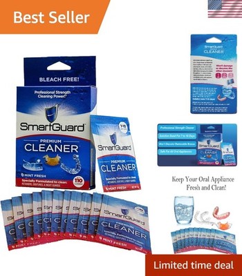 Anti-Bacterial Cleaner Crystals - 110 Cleanings for All Oral Appliances