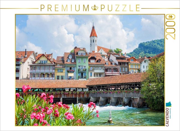 Calvendo Puzzle Historische Altstadt Von Thun | 2000 Teile Lege-GrößE 90 × 67 Cm-image