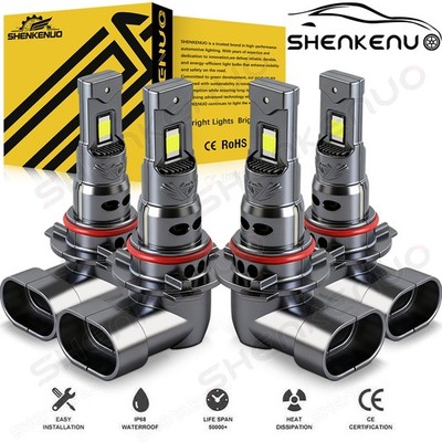 For Chevrolet Colorado 2004-2012 4x LED Headlight Bulbs High Low Beam Cool White