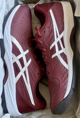 ASICS GEL-GAME 9 Mens Tennis Shoes US 11 Medium Width Antique Red/White Colorway
