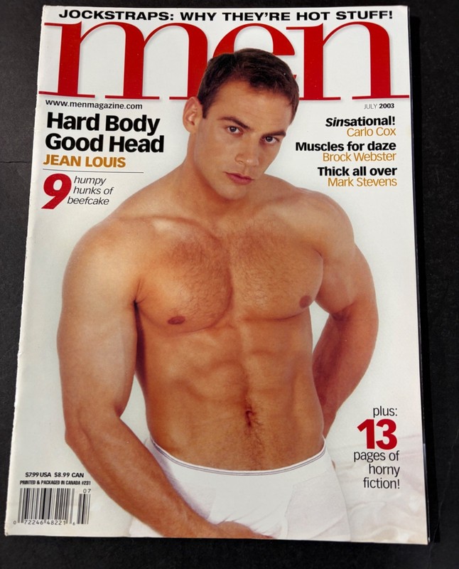 VINTAGE MEN MAGAZINE JULY 2003 GAY INTEREST