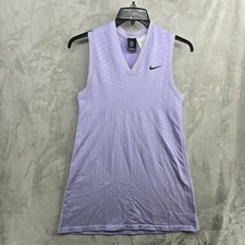 Nike Court Size M Maria Sharapova Tennis Mini Tank Dress Purple Solid Active...