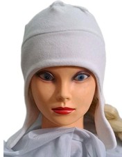 Obermeyer Kid's White As Snow Vibes Orbit Fleece Hat Size 1-4