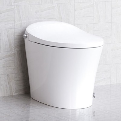 HOROW Smart Toilet Upgraded Elongated Bidet Toilet Heated Seat Automatic Flush