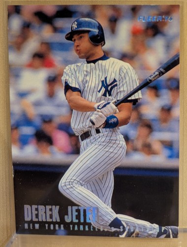 Derek Jeter #184 1996 Fleer Tiffany card