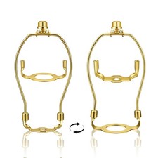 6 Inch Lampshade Harp Holder, 2 Pieces of Detachable Heavy-Duty Lamp Harp Kit...