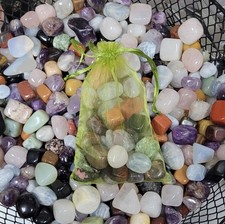 1/2 Pound 8oz Polished Stone Rock Assortment Discount For Bulk Orders