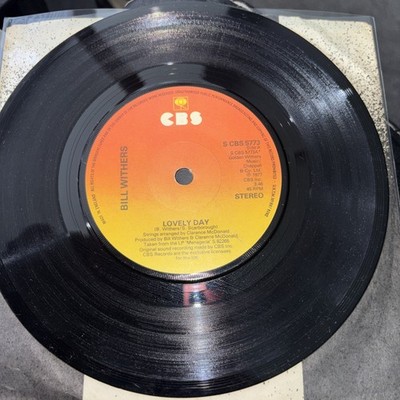 Bill Withers - Lovely day/it ain t because of me baby 7  vinyl. VG+/EX 