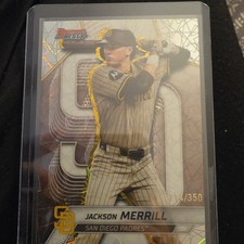 Topps 2025 Bowman's Best Jackson Merrill Serial #17/350 San Diego Padres