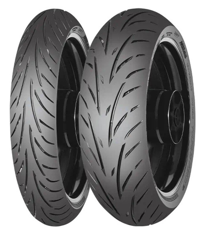 Pneu moto 17'' 180-55-17 Mitas fini les glissades et l'usure irrégulière