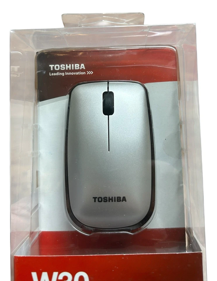 Toshiba W30 Mouse Right & Left Handed Optical 3buttons Wireless Sliver Brand New - Image 3 of 4