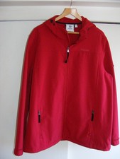 TOG24 WEIZOR XXL GIACCA UOMO ROSSO BRILLANTE UOMO FULL ZIP SOFT SHELL 2XL