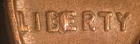 1957-P 1c Wheat Penny With BIE Cent Die Chip Error SBB-180