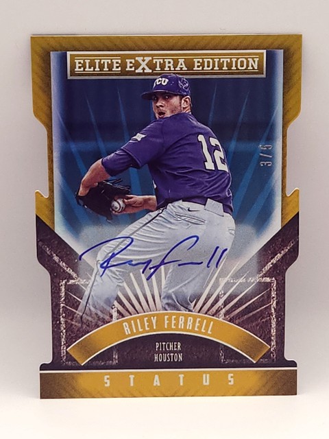 2015 Panini Elite Extra Edition - Riley Ferrell #80 Gold Status Die-Cut /5