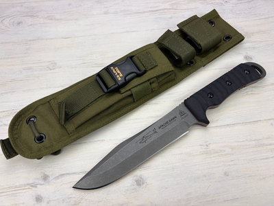 #ad #ad Tops Knives Apache Dawn Knife Rockies Edition Black G10 Handle Sheath $169.19