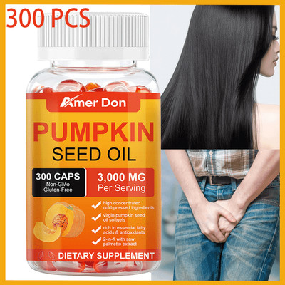 Pumpkin Seed Oil - Saw Palmetto - Hair Growth, Urinary Tract and Prostate Health