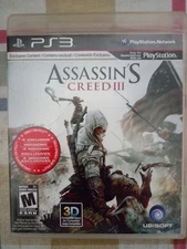 ASSASSIN'S CREED III PS3 PLAYSTATION 3 COMPLETE