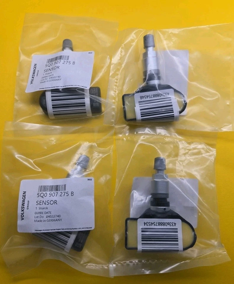 Sensor TPMS RDCi original OE 5Q0907275B para Porsche Cayenne 92A TPMS 4 piezas Foto 2 de 4