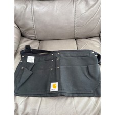 Carhartt A09 Black Duck Nail Apron Adjustable Tool Belt Pockets Riveted Workwear