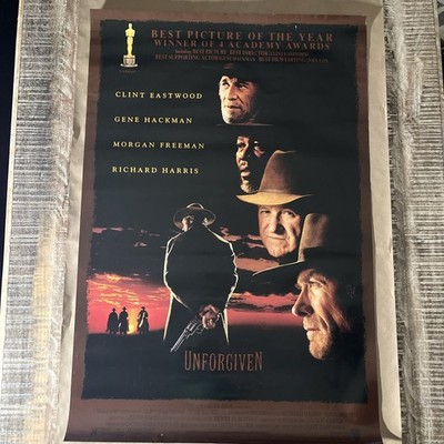 Unforgiven Movie Poster Single Sided (1992, 27x40)