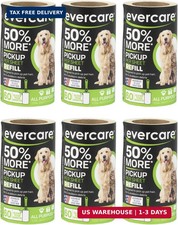 Evercare Pet Lint Roller Refill, Manual Operation, 60 Sheets per Roll, 6 Count R