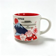 Starbucks 2oz "You Are Here" Japan Mt Fuji Souvenir Mug With Original Gift Box