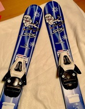 skier kinder,90cm,m.Bindung,blau,TecnoPro,+1 Paar LEKKI Stöcke,sehr gut erhalten