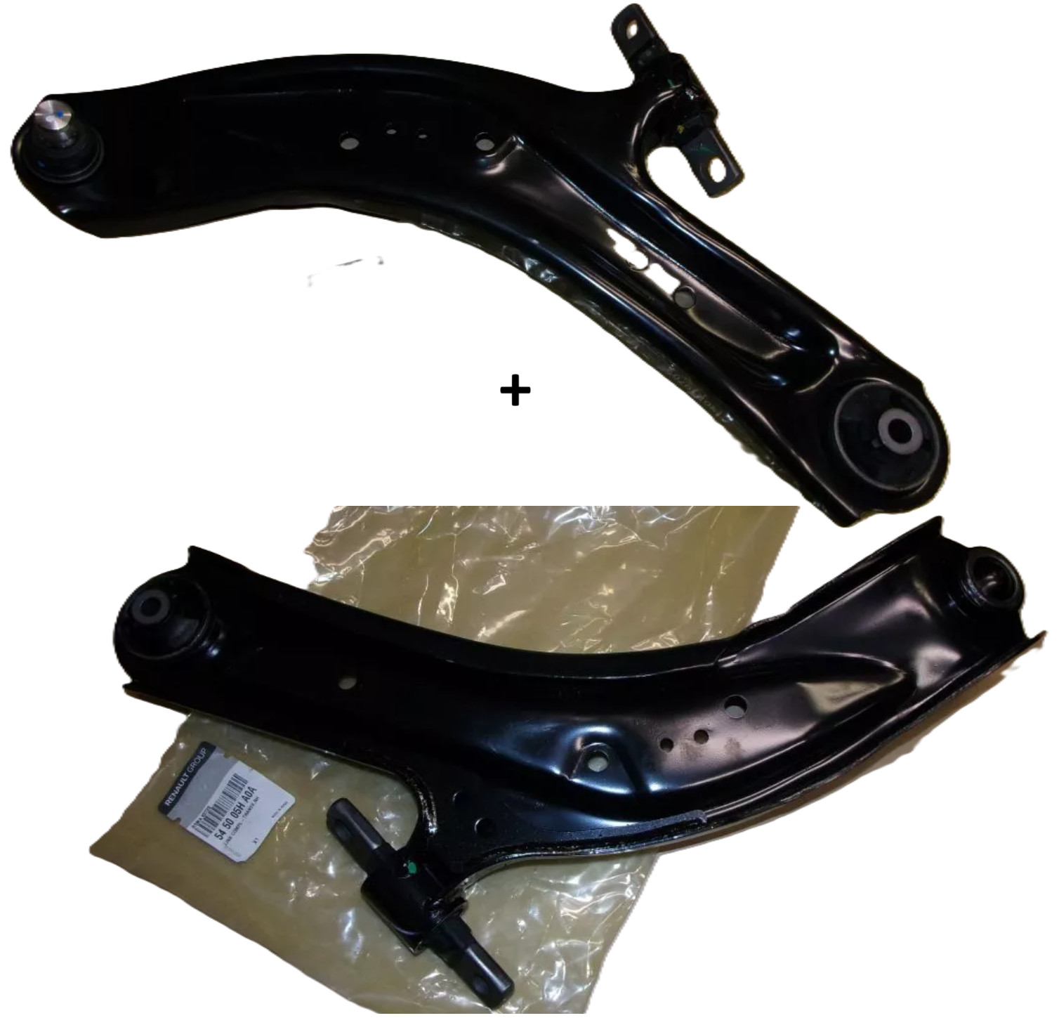 Triangle de suspension avant pour Renault Koleos - Paire gauche et droite 545005HA0A