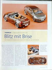 Opel Cascada Cabriolet  in 1-43 von iScale......