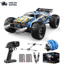 Rechargeable 1:10 Remote Control Car with LED Lights - 48 KM/H Outdoor Adventure