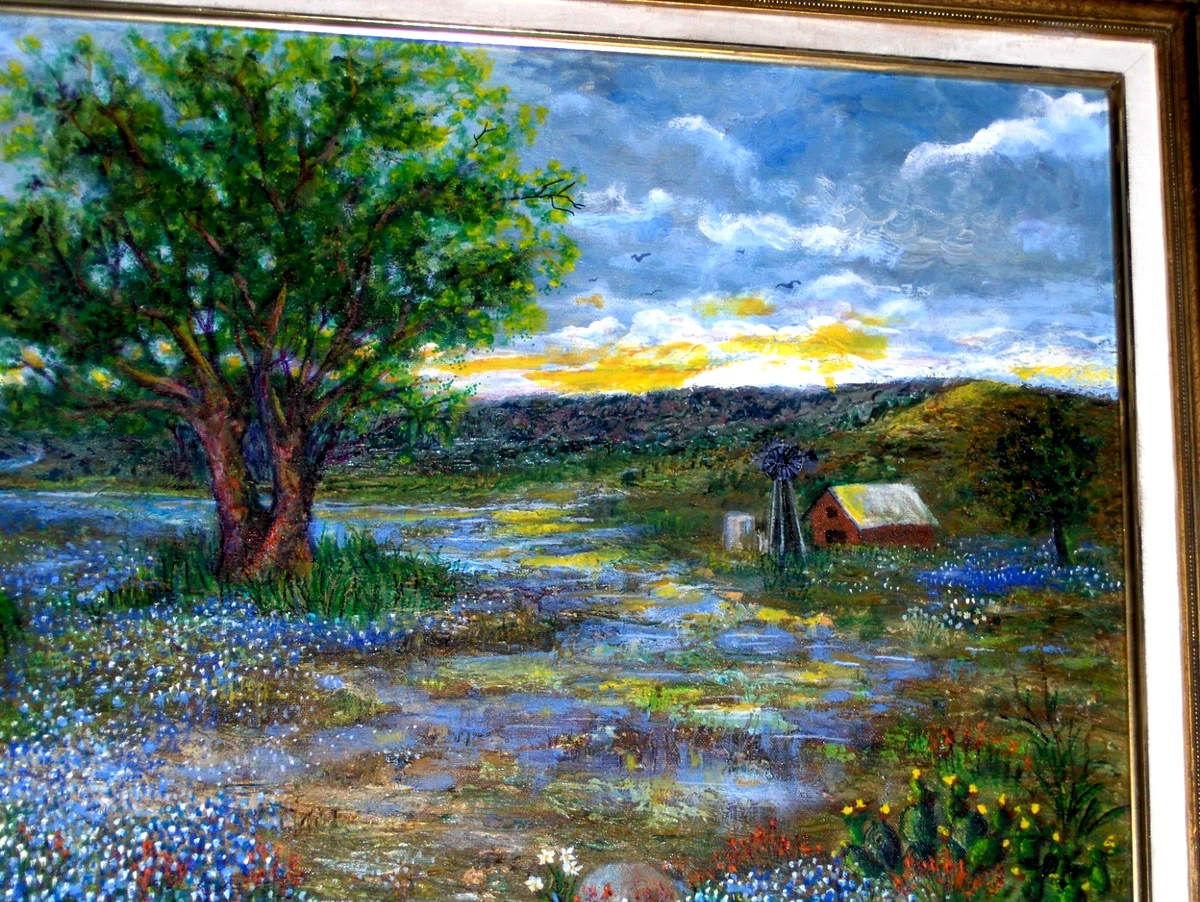 油画印象派风景艺术绘画| eBay