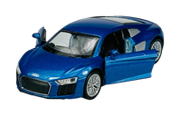 Welly 2016 Audi R8 V10 Blau 1:34 Die Cast Metal Model Neu Im Kasten