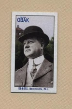 2010 Tri Star Obak Baseball Mini Charles Ebbets (Brooklyn Dodgers)