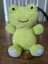 Frog Froggy Plush Lovey Animal Adventures 2016 Striped Feet