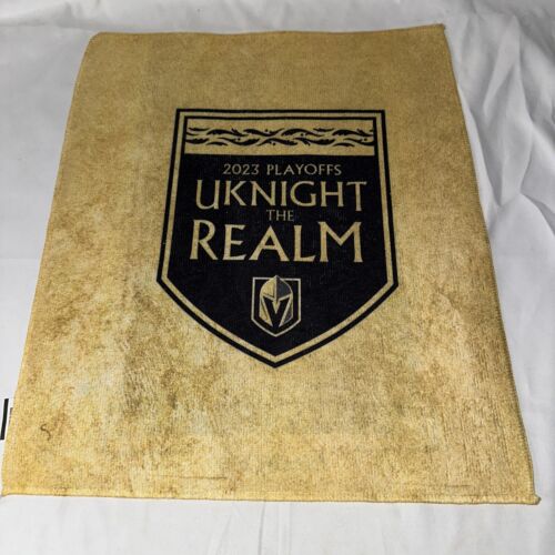 2023 Vegas Golden Knights Rally Towel Stanley Cup Final Game 1 RARE 6/3/2023 - Picture 2 of 2
