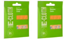 2x e-cloth Glasses Spectacles Sunglasses Lens Soft Microfibre Cleaning Cloth