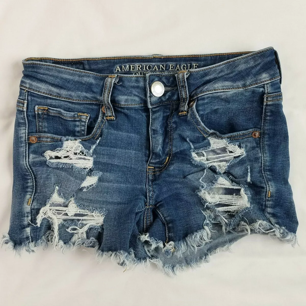 American eagle cut off jean best sale shorts
