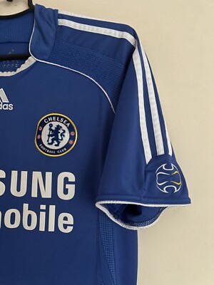 FC Chelsea 2006-08 Home Football Shirt Soccer Jersey Adidas 061230