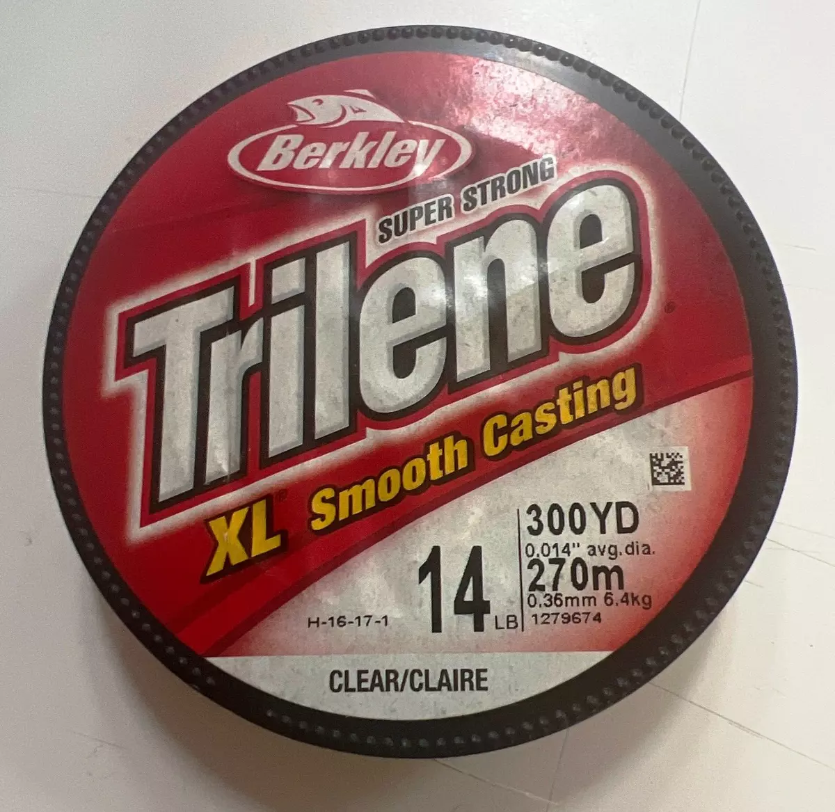 Berkley Trilene XL Smooth Casting fishing line 14lb CLEAR 300 yards