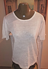 ISSEY MIYAKE Rare Vintage Ivory 100 linen top shirt size Small