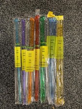 Knitting needles, acrylic single pointed 35 cm  long, seven sizes , 4 mm - 10 mm