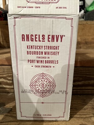 Angels Envy Cask Strength Bourbon Empty Box - Pappy Van Winkle Blantons Weller