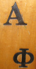 Vintage 1960's Purdue University Fraternity Delta Mu Chapter 1968 Wooden Paddle — photo 9