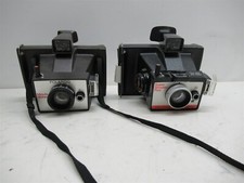 2 Vintage Polaroid Cameras Super Shooter Plus Minute Maker Film Photography
