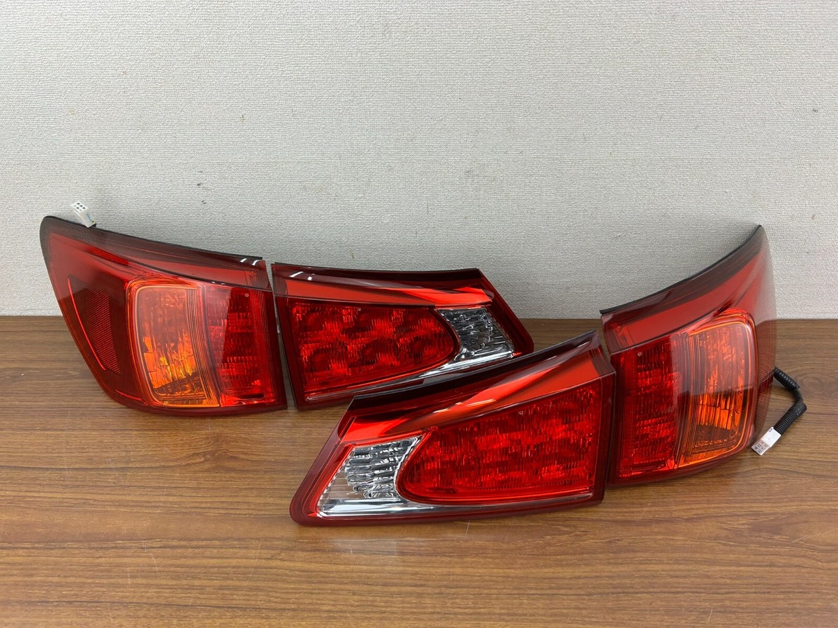 LEXUS IS250 IS350テールライト 赤 オレンジ 左右セット LEXUS IS250 IS350 2009-2010 Taillights Lamps Tail light Lamp JDM