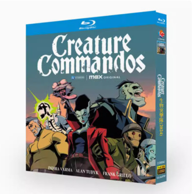 Creature Commandos Season 1 (2024)BD Movie TV Film 2-Disc All Region New Box Set