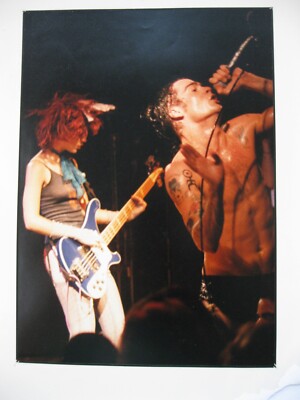 Vintage Black Flag Photo, Henry Rollins, Kira Roessler, 1984-85